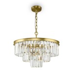 Revero lampa wisząca 7-punktowa mosiądz MOD085PL-07BS