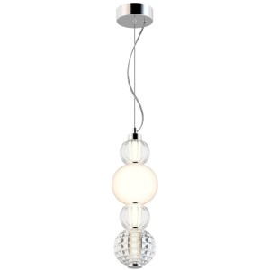Collar LED lampa wisząca chrom P069PL-L17CH3K