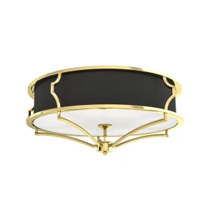 Stesso Gold Nero S lampa sufitowa 4-punktowa złota/czarna