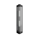 Fumi Parette Nero kinkiet 2-punktowy czarny IP44