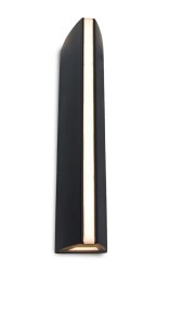 Leo LED kinkiet elewacyjny 3-punktowy czarny 5192701330