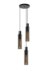 Orlando lampa wisząca 3-punktowa czarna 74404/13/65