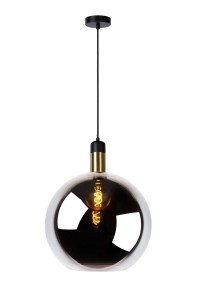 Julius D40 lampa wisząca 1-punktowa czarna/dymiona 34438/40/65