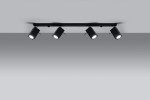 Merida lampa sufitowa (spot) 4-punktowa czarna SL.0459