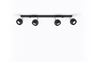 Oculare lampa sufitowa (spot) 4-punktowa czarna SL.0447