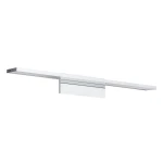 Elena LED kinkiet 1-punktowy MB14402-01M CH w kolorze chromu, o prostokątnym kształcie. Produkt zamontowany na ścianie, z długim, płaskim źródłem światła. Idealny do nowoczesnych wnętrz, oferujący minimalistyczny design.