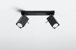 Merida lampa sufitowa (spot) 2-punktowa czarna SL.0100