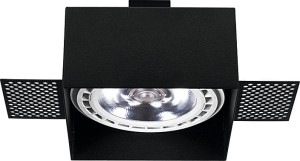 Mod Plus lampa sufitowa 1-punktowa czarna 9404