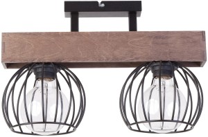 Milan lampa sufitowa 2-punktowa brązowa 31571