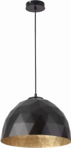 Diament D35 lampa wisząca 1-punktowa czarny/złoty 31371