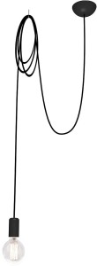 Spider lampa wisząca 1-punktowa czarna 6792