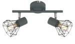 Verve lampa sufitowa (spot) 2-punktowa szara 92-60976